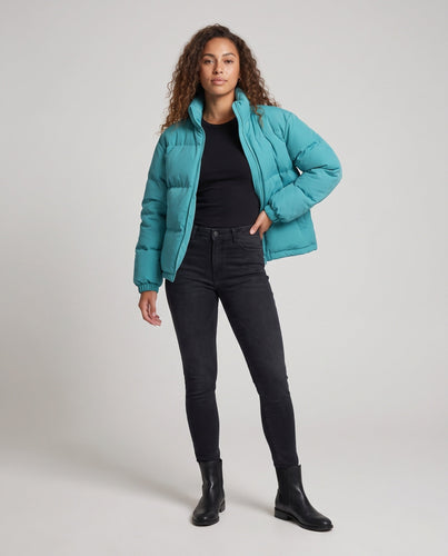 Damen Retro Funktionale Steppjacke Drune