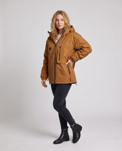 Damen Übergröße Winterjacke Drune