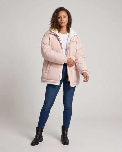 Damen Wattierte Übergangsjacke Drune