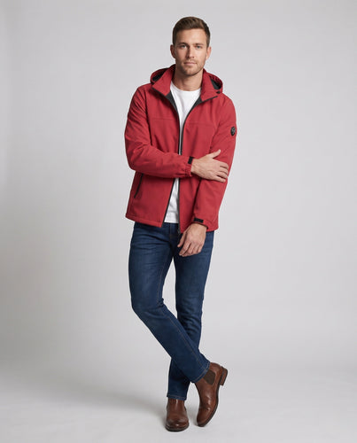 Herren Allwetterjacke mit verstellbarer Kapuze Drune