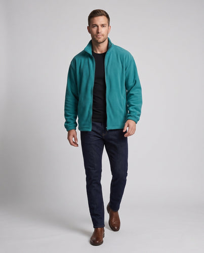 Herren Fleecjacke mit Stehkragen Drune
