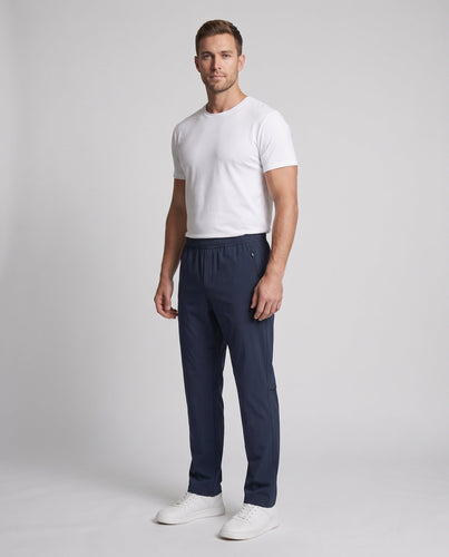 Herren Travel-Cargohose mit elastischem Bund, wasserabweisendem Microfaser & verdeckten Reißverschlusstaschen Drune