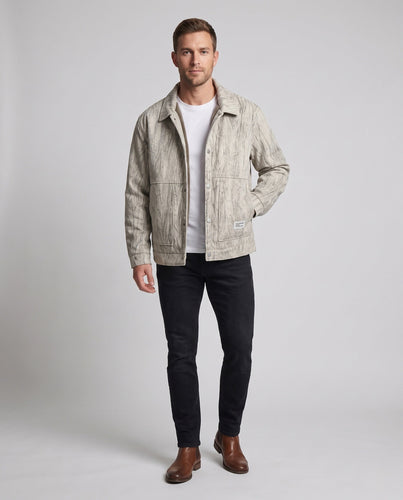 Herren Vintage-Optik Kord-Überhemd mit Sherpa-Innenfutter & aufgesetzten Taschen Drune