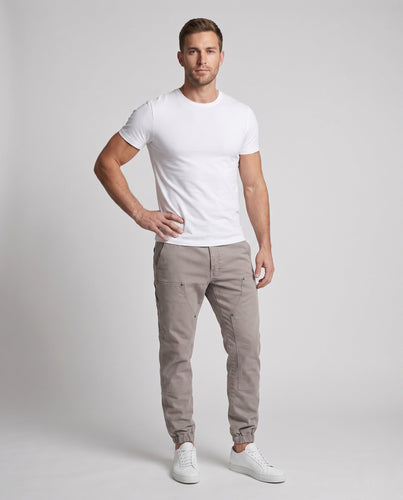 Herren Weite Utility-Cargo-Jogginghose mit Tunnelzug, elastischen Beinabschlüssen & Multifachtaschen Drune