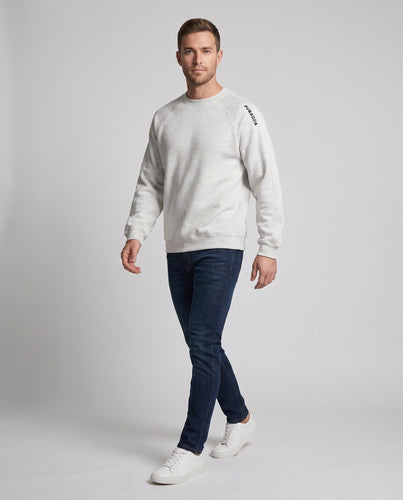 Unisex Oversize-Sweatshirt aus schwerer Baumwollmischung mit Raglanärmeln & gerippten Bündchen