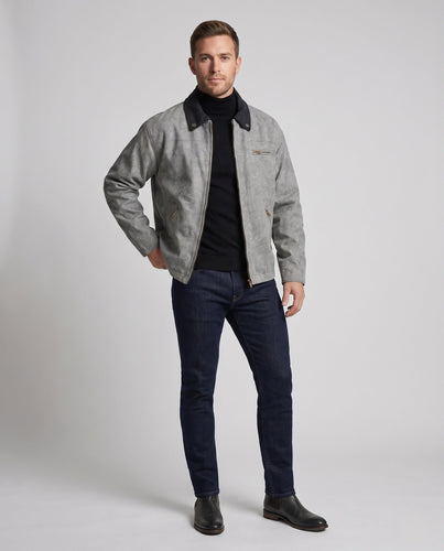 Herren Freizeitjacke mit weichem Fleece-Futter Drune