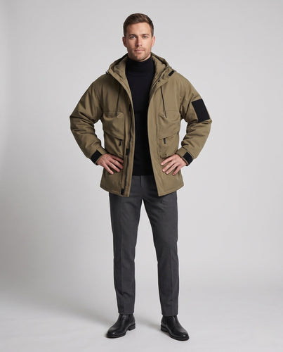 Herren Funktionale Outdoorjacke mit großzügigen Taschen Drune