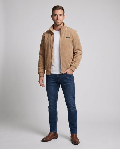 Herren Kuschelige Cordjacke Drune