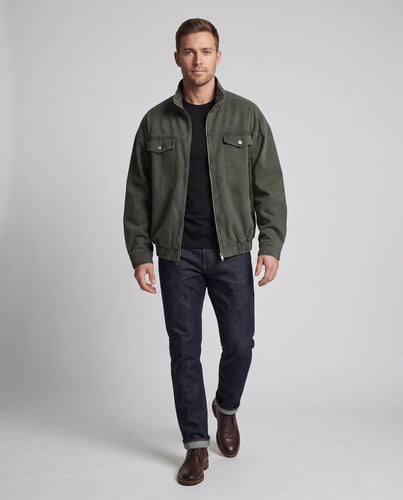 Herren Lässige Baumwolljacke Drune