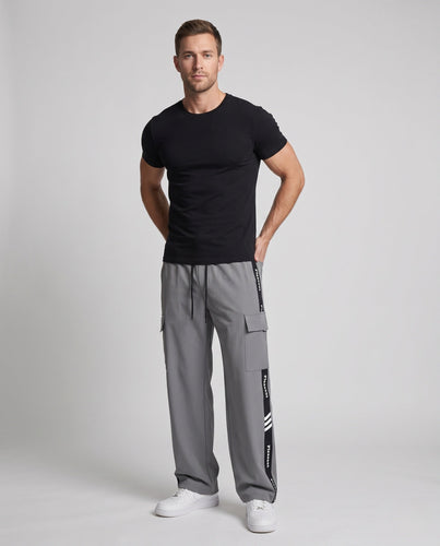 Herren Modische Cargo-Hose mit elastischem Bund Drune