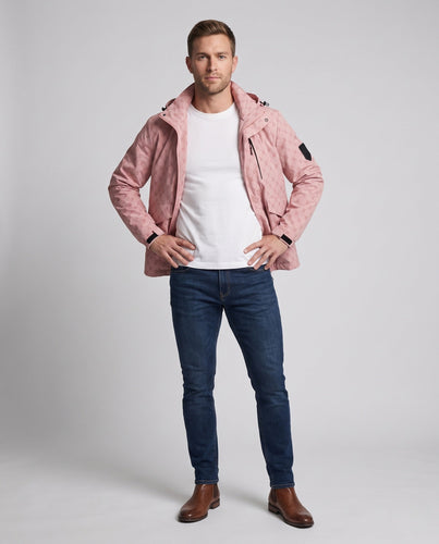 Herren Modische Funktionsjacke mit Kapuze Drune