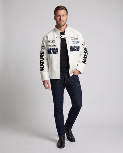 Herren Modische Racingjacke Drune