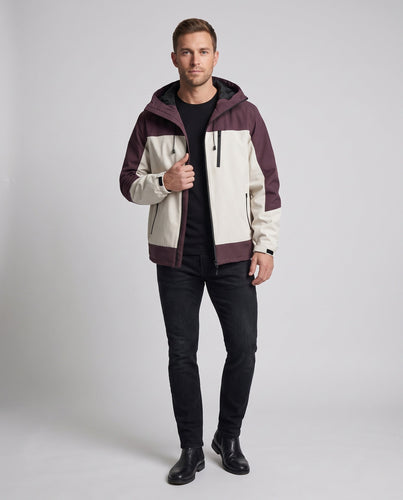 Herren Sportliche Jacke mit hohem Kragen Drune