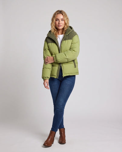 Damen Komfortable Steppjacke Drune