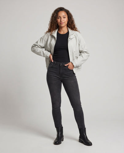 Damen Technische Übergangsjacke mit hohem Kragen Drune