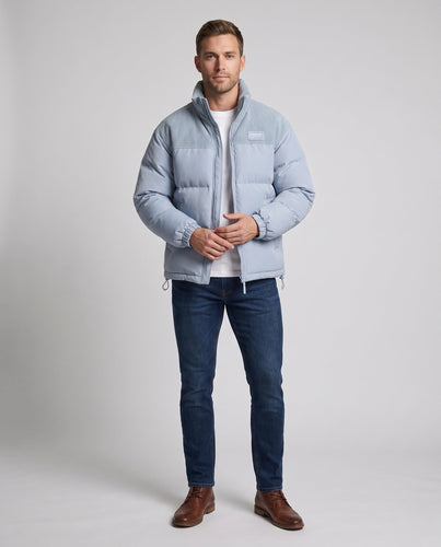 Herren Bequeme und stilvolle Steppjacke Drune
