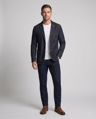 Herren Denim Blazer Drune