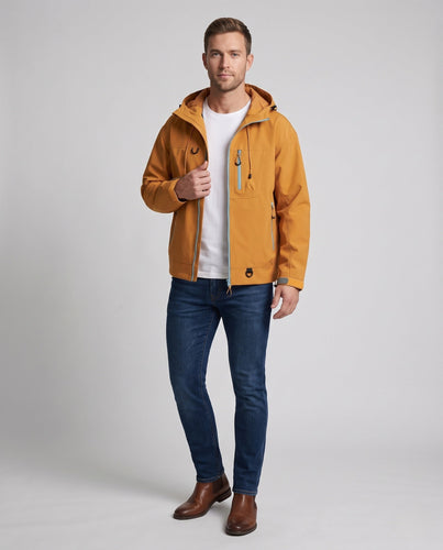 Herren Funktionale Regenjacke Drune