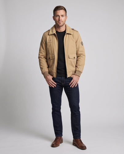 Herren geraffte Winterjacke Drune