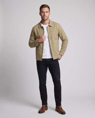 Herren Legere Karojacke Drune