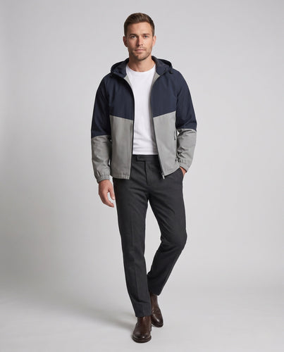 Herren Leichte Funktionsjacke mit Kapuze Drune
