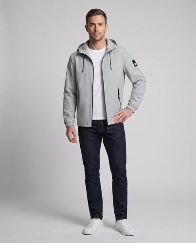 Herren Leichte Übergangsjacke mit verstellbarer Kapuze Drune