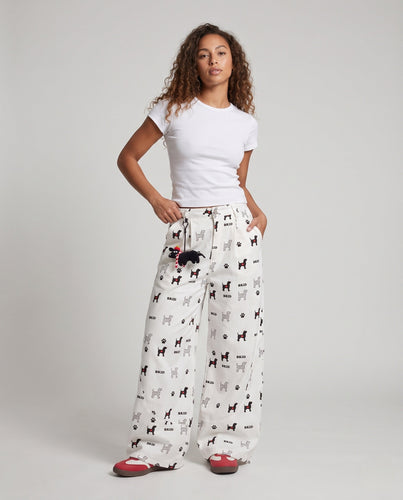 Frauen Lustige und Bequeme Locker Sitzende Hose Drune
