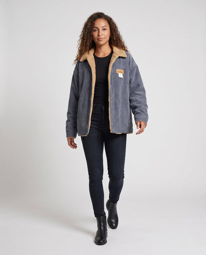 Damen Fashion Cordjacke Drune