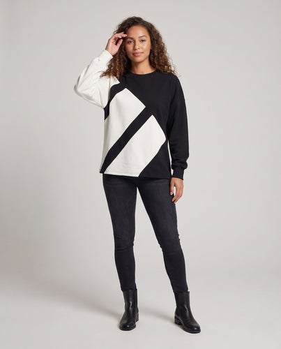 Damen Stilvoller Oversized Pullover Drune