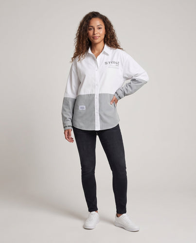 Frauen Plus Size Button-Down Hemd Drune