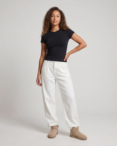 Unisex Weite Baumwollhose Drune