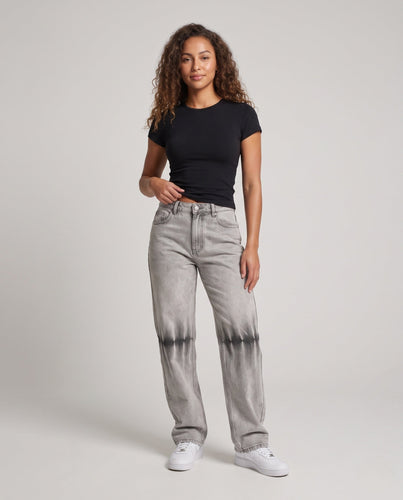 Unisex Locker sitzende Denim-Hosen Drune