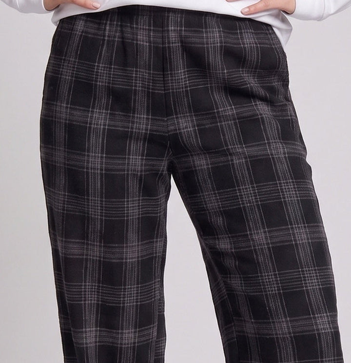Damen Karottenhose mit Karomuster Drune