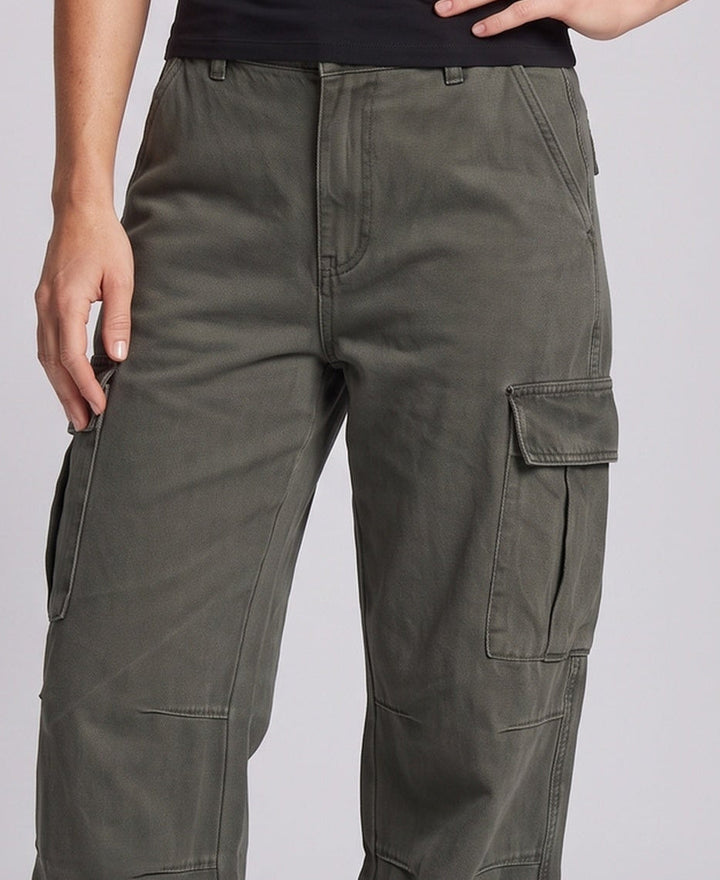 Damen Freizeit Cargo-Hose mit weit geschnittenem Drune
