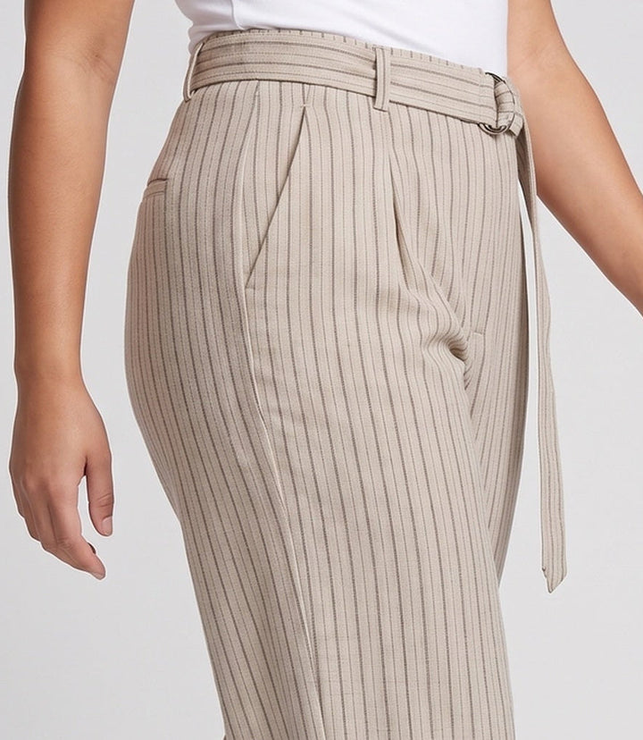 Damen Elegante und Bequeme Gestreifte Palazzo-Hosen Drune