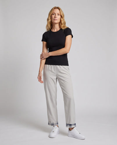 Damen Freizeit-Hose mit Muster Drune