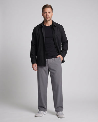 Männer Airy Freizeit-Hosen Drune