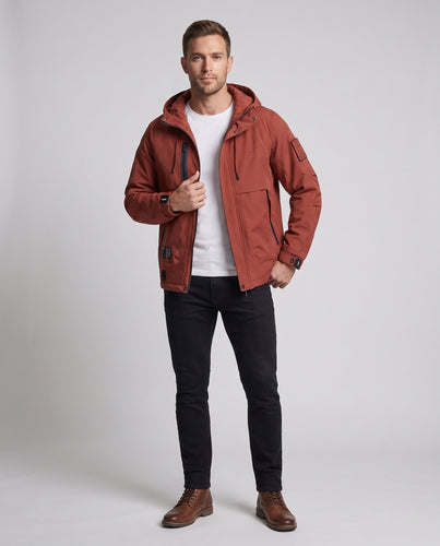 Herren Wasserabweisende Funktionale Jacke Drune