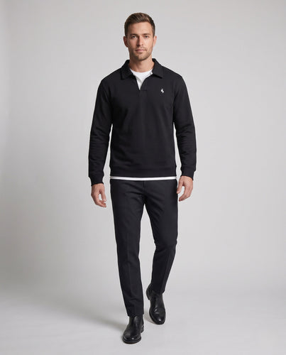 Herren Hochwertiges Polohemd Stil Pullover Drune