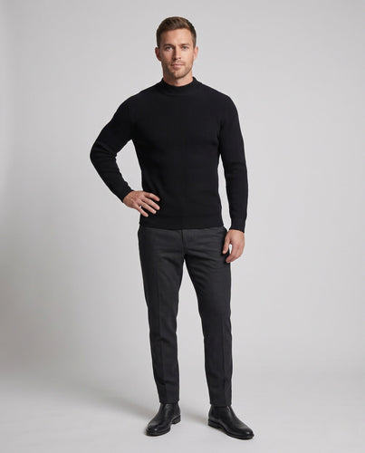 Hochwertiger Herrenpullover mit Stehkragen Drune