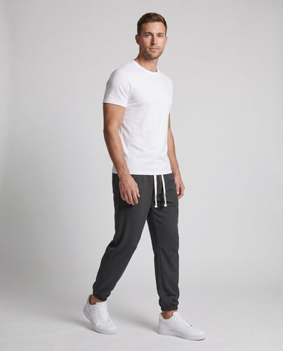 Herren Freizeit Jogginghose mit elastischem Bund und Kordelzug Drune