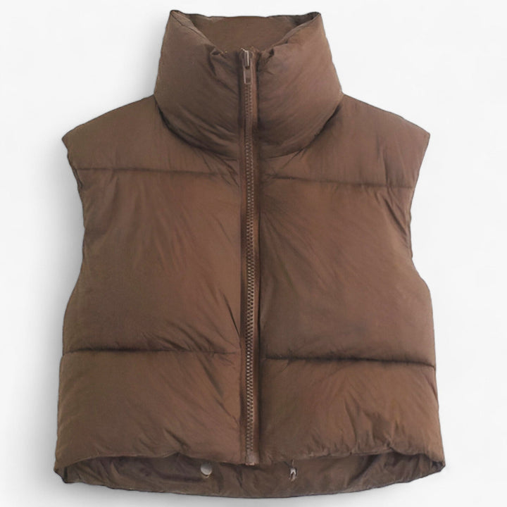 Drune | Weste Kurz Ärmellos Weste Winterbekleidung für Damen