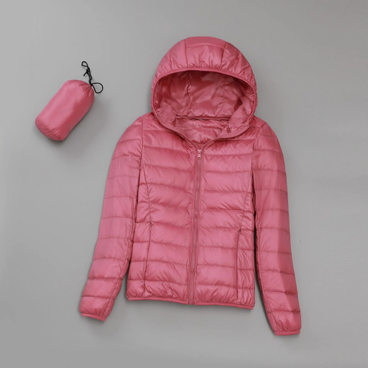 Drune | Leichte Daunenjacke mit Kapuze für Frauen