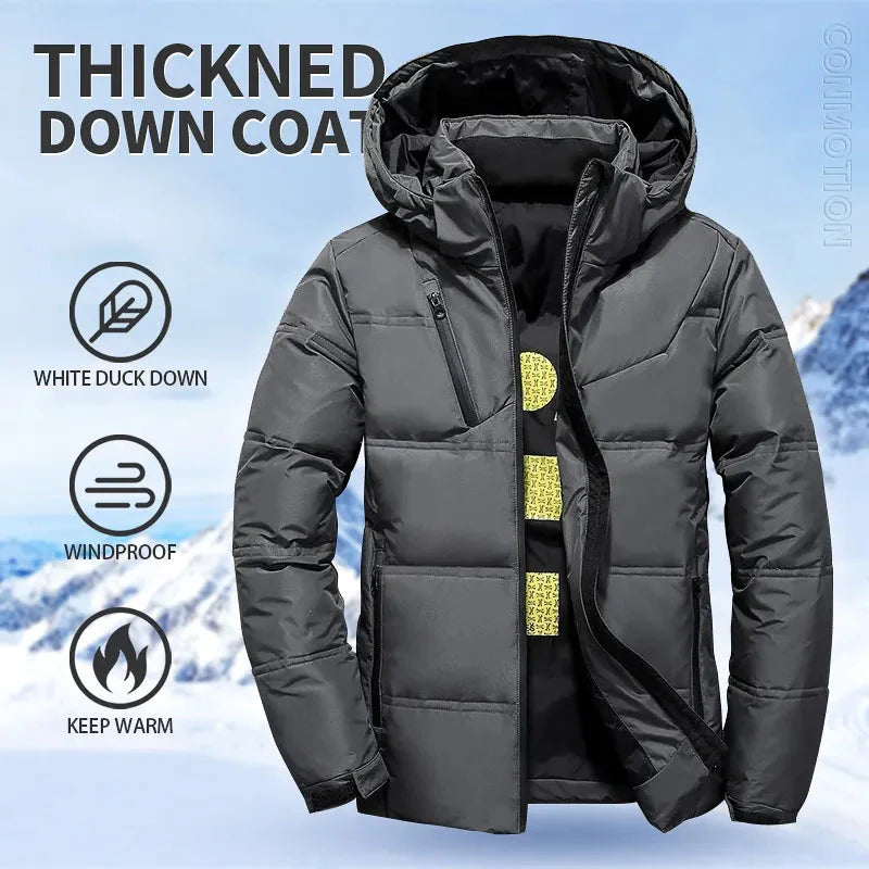 Drune | Kapuzenjacke Ski Schneejacke Herren Winterjacke