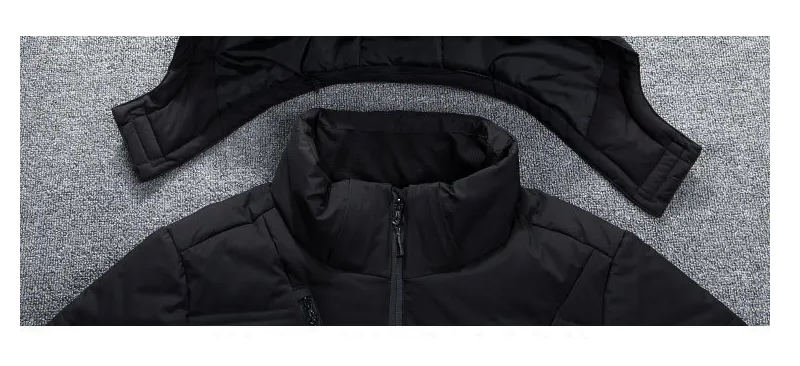 Drune | Kapuzenjacke Ski Schneejacke Herren Winterjacke