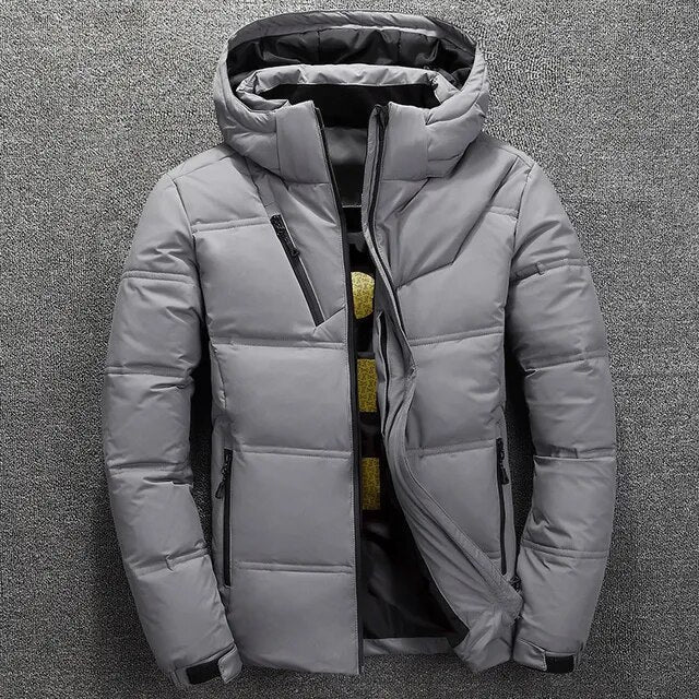 Drune | Kapuzenjacke Ski Schneejacke Herren Winterjacke