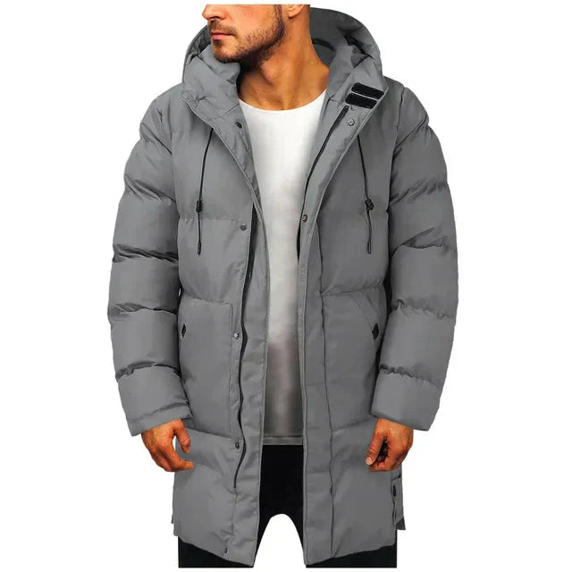 Drune | Gepolstert Kapuze Daunenjackejacke für Herren