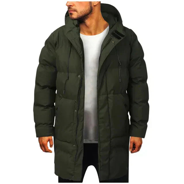 Drune | Gepolstert Kapuze Daunenjackejacke für Herren