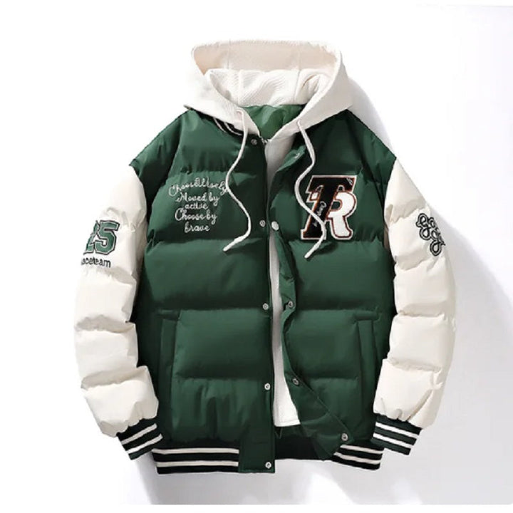 Drune | Jacke mit Kapuze Baseballjackejacke für Herren
