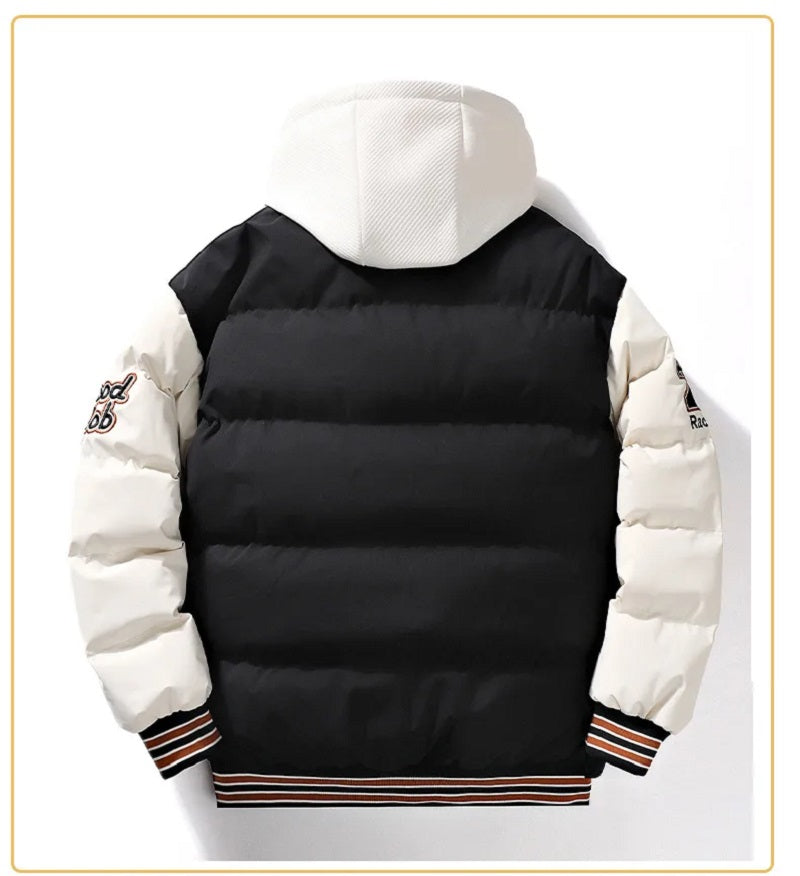 Drune | Jacke mit Kapuze Baseballjackejacke für Herren